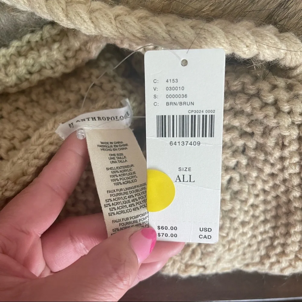 Anthropologie Faux Fur-Lined Trapper Hat - Picture 8 of 8
